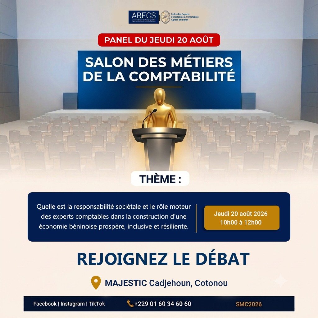 PANEL N°1  DU SALON DES MÉTIERS DE LA COMPTABILITÉ