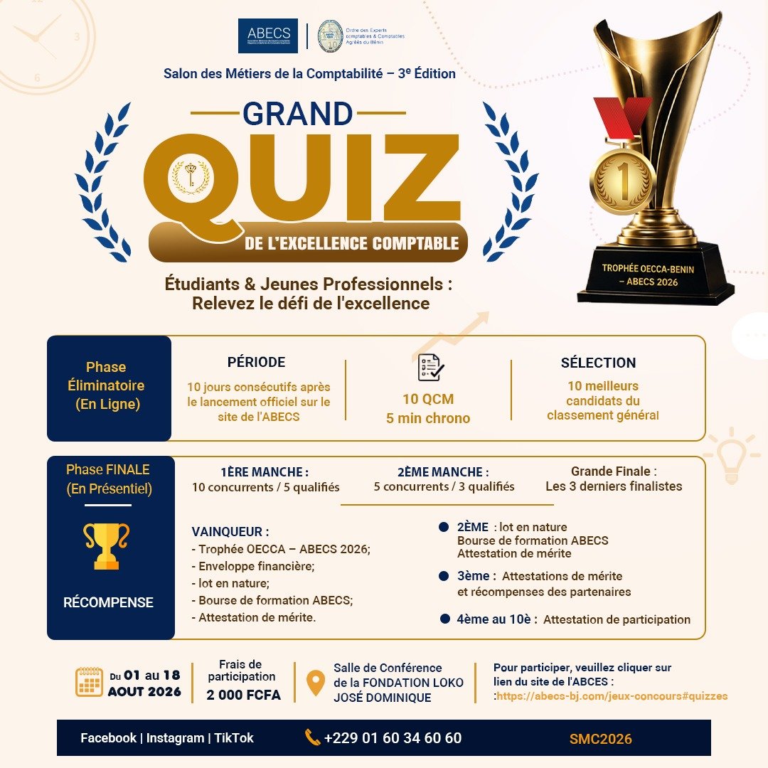 GRAND QUIZ DE L'EXCELLENCE COMPTABLE